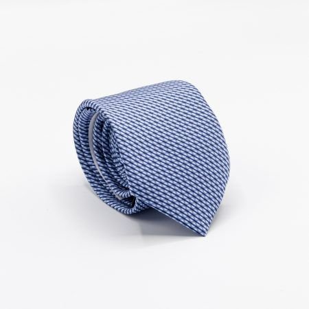 gravata azul e celeste de seda 3376