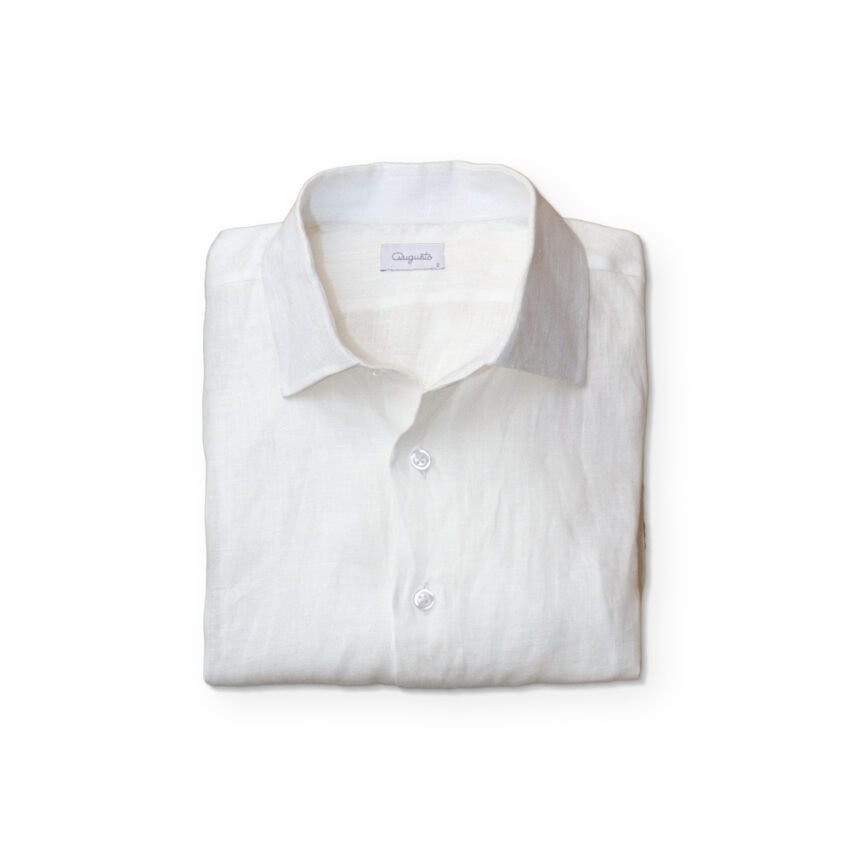 camisa linho branca