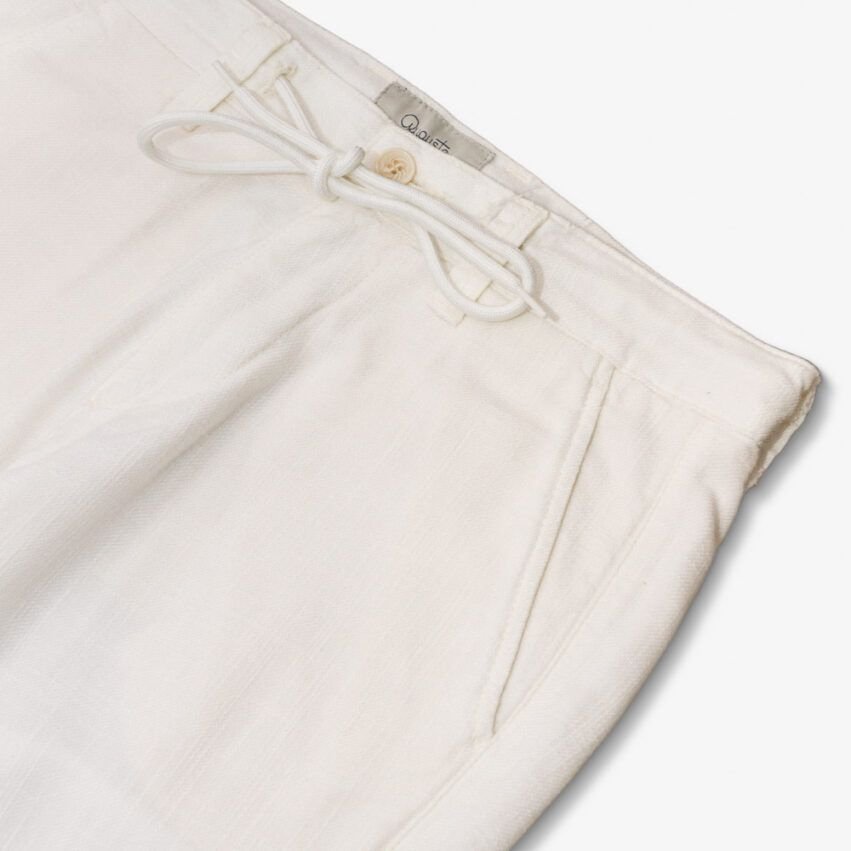 calça branca algodão