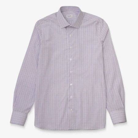 camisa xadrez lilás