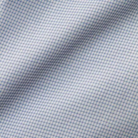 camisa xadrez azul claro